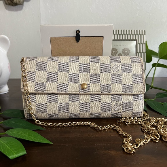 Louis Vuitton Handbags - Louis Vuitton Damier Azur Sara Long Wallet